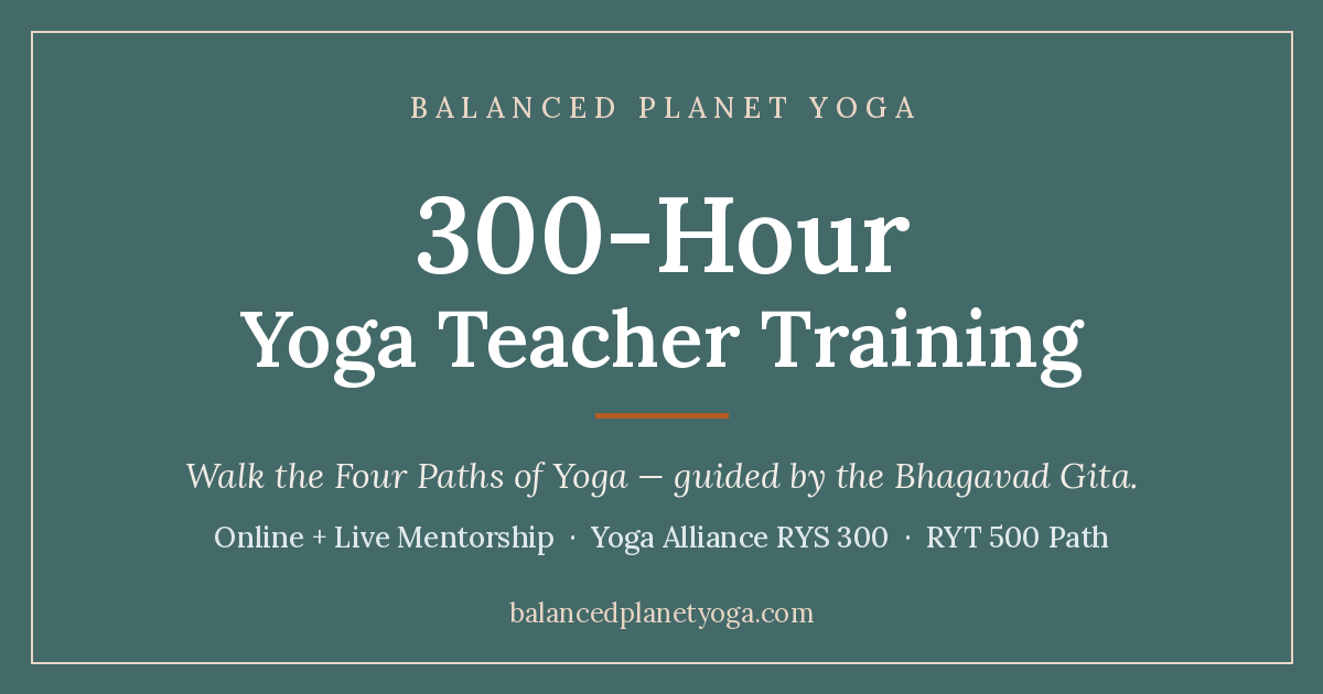 300-Hour Yoga Teacher Training
