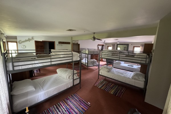 Communal room in Yogi House
