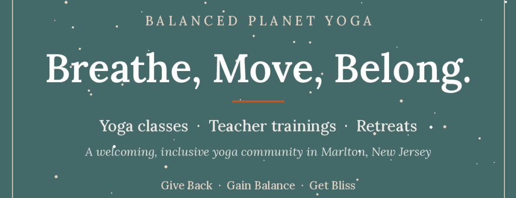 Balanced Planet Yoga Marlton NJ